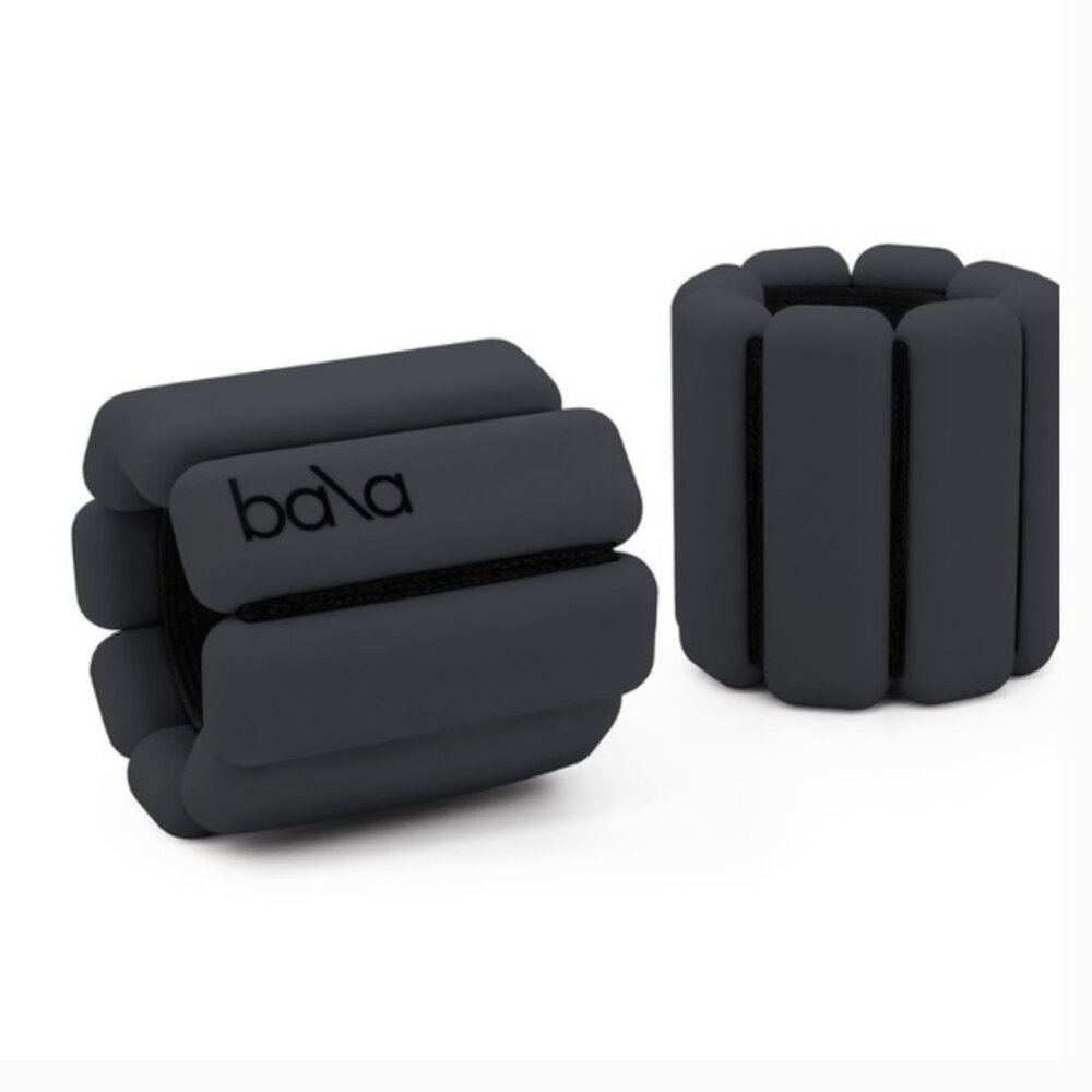 Bala Bangles 2Lb Arm or Ankle Weights Charcoal - 4LB Total